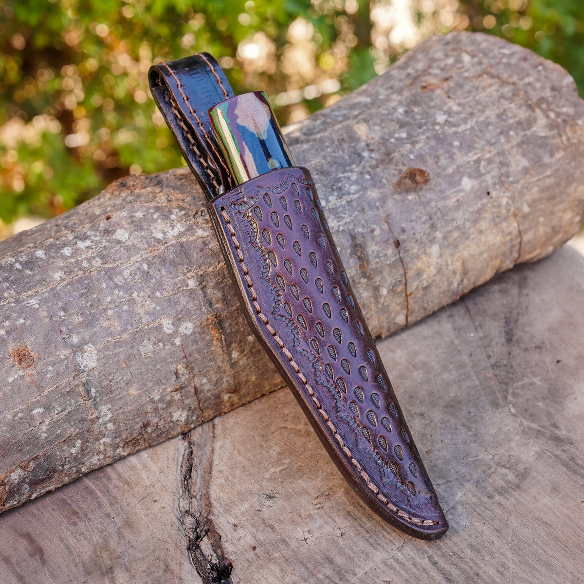 Puukko Model - N690 Çeliği - Japon Kaplama G-Carta Sap