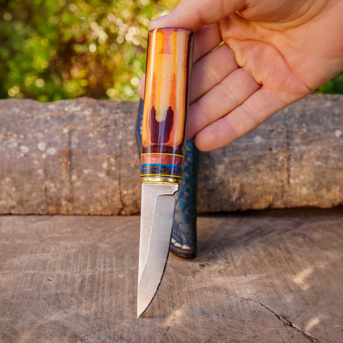 Puukko Model - N690 Çeliği - Japon Kaplama G-Carta Sap