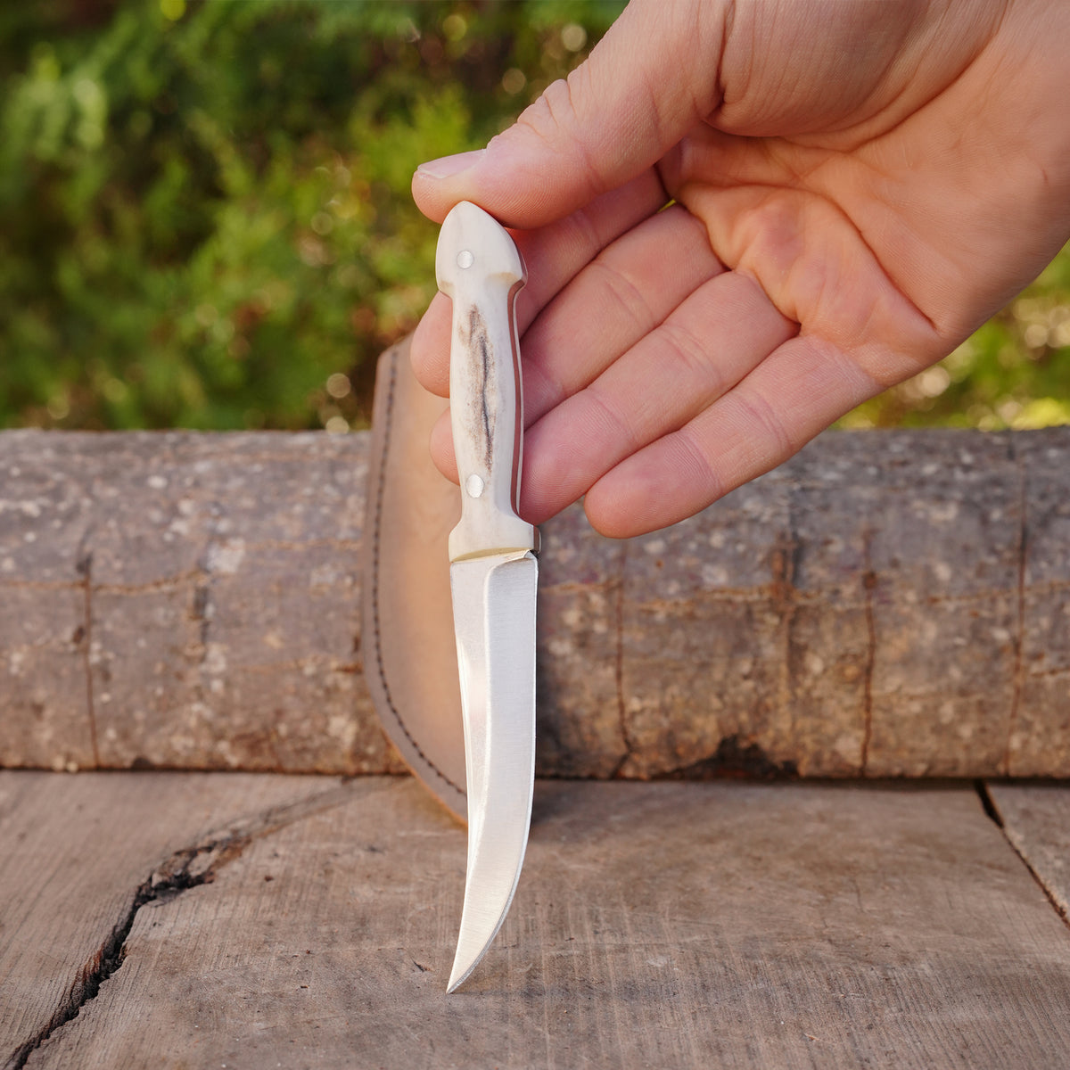 Bel Model 15 Cm - Geyik Boynuzu Sap