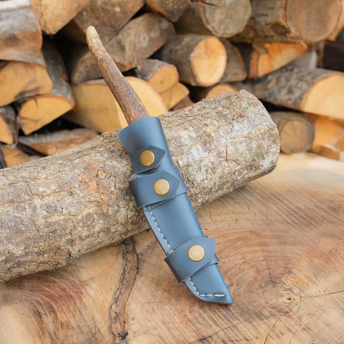 Bushcraft 29 Cm- Standlı Geyik Boynuzu Sap