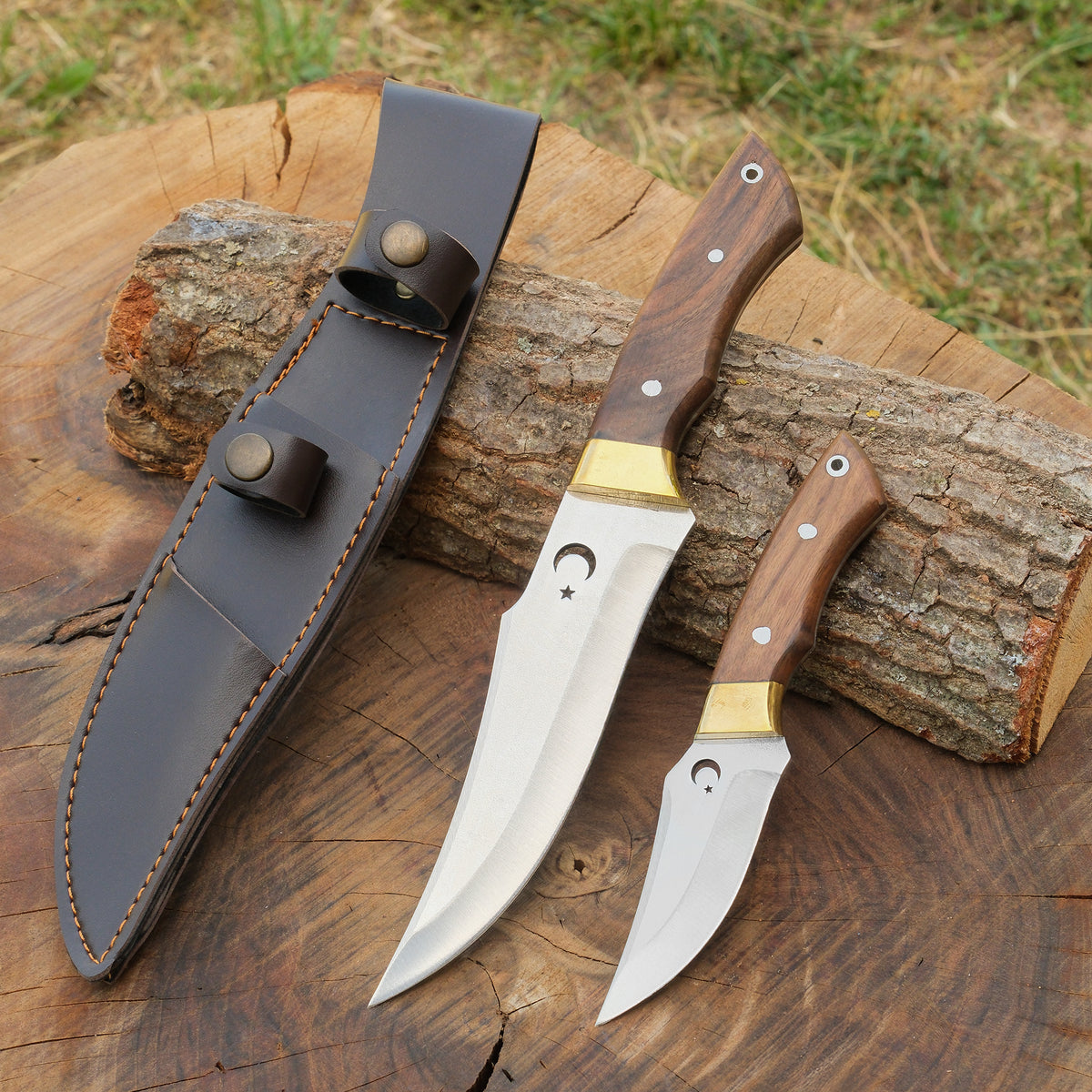 Babalı Oğul Set - Ay Yıldız İşlemeli