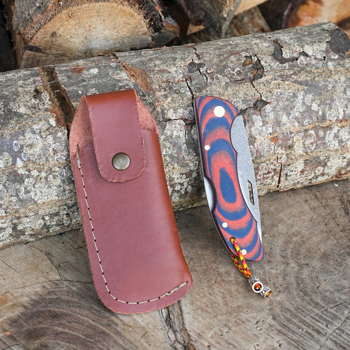 Katlanır Model - N690 Çelik - Mikarta Sap - 17 Cm
