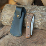 Günlük kullanım ve outdoor için ideal ceviz saplı katlanır bıçak