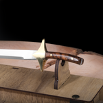 26 cm uzunluğunda paslanmaz Alman çeliğinden üretilmiş el yapımı bıçak