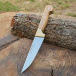 Köse Mehmet bıçakları arasında yer alan katlanabilir ceviz saplı yüzme bıçağı