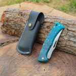 Estetik epoksi kabzalı ve yüksek sertlikte çelikten imal bıçak