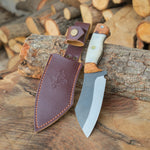 Koleksiyonluk değer taşıyan, özel kılıf hediyeli el yapımı epoksi saplı bıçak