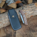 El işçiliğiyle hazırlanmış, doğal ceviz saplı premium bıçak