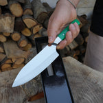 Yatağan ustalarının el işçiliği ile ürettiği profesyonel şef bıçağı