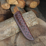 Outdoor aktiviteler için tasarlanmış N690 çelik Puukko yan görünüm