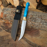 Yatağan ustaları tarafından üretilmiş modern görünümlü epoksi saplı bıçak