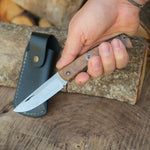 Ceviz saplı, 4116 Alman paslanmaz çelikten katlanabilir özel üretim bıçak