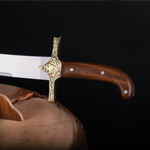 72 cm çelik uzunluğu ile sahne ve dekor için ideal el işçiliği bıçak