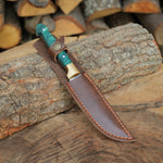 Hediyelik taşıma kılıfıyla sunulan epoksi saplı 4034 çelik bıçak