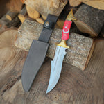 El işçiliği Mika saplı, mutfak ve açık hava kullanımı için dayanıklı paslanmaz çelik bıçak