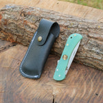 Yatağan ustaları tarafından üretilmiş stabilize saplı N690 çelik bıçak