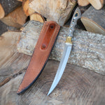 Koleksiyonluk ve profesyonel kullanım için uygun, 4034 Alman çeliği baba bıçak