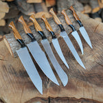 El işçiliğiyle hazırlanmış, uzun ömürlü ve şık mutfak bıçakları