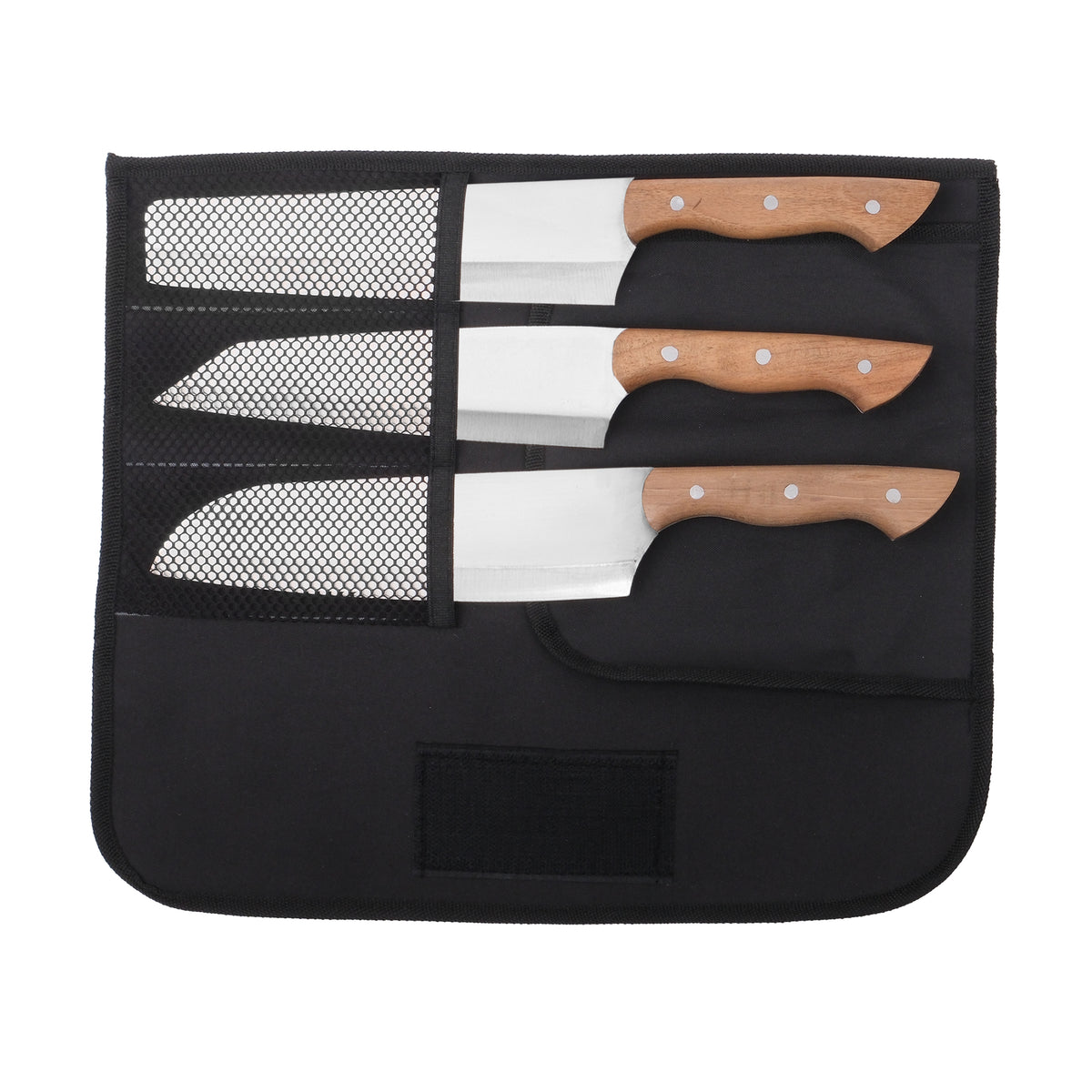 Ergonomik ceviz saplı, estetik ve dengeli şef bıçağı modelleri