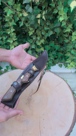 Kamp ve mutfak kullanımına uygun 4034 çelik bıçak seti