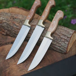 Yatağan kasabasında üretilmiş el yapımı bıçak seti