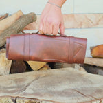 Almazan Kamp Bıçağı Seti - Deri Çantalı