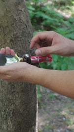 Kamp, mutfak ve kasap kullanımına uygun, 33 cm uzunluğunda el yapımı bıçak