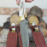 Av Bıçağı 30 Cm - Geyik Boynuzu Sap - Damascus Çeliği