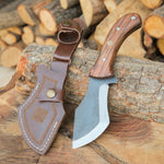 Slovenya tasarımı, geyik derisi yüzmek için üretilmiş ceviz saplı 4034 Alman çelik av bıçağı