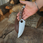 Verzalit saplı 4034 Alman paslanmaz çelik Yatağan bıçak