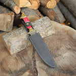 Mika saplı bu dayanıklı bıçak, outdoor kullanımlar için ideal formu ve keskin yapısıyla dikkat çeker.