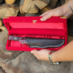 Yatağan kasabasında üretilmiş G10 saplı dayanıklı N690 çelik bıçak