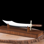 Yatağan ustaları tarafından üretilmiş ceviz saplı 4034 çelik kılıç