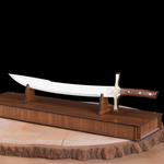 Yatağan ustaları tarafından yapılmış ceviz saplı 4034 çelik kılıç