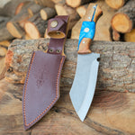 Yatağan ustalarının el işçiliğiyle hazırlanmış, epoksi saplı paslanmaz çelik bıçak