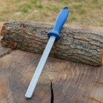 20 cm çelik uzunluğuna sahip, mutfak bıçaklarını keskin tutan masat