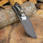 Yatağan ustaları tarafından üretilmiş kemik saplı bıçak