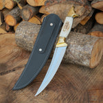 Yatağan ustalarının el işçiliği ile üretilmiş, doğal saplı paslanmaz çelik bıçak